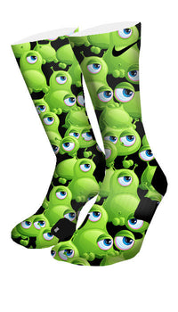 Freaky Eyeballs Monsters Custom Elite Socks - CustomizeEliteSocks.com - 4