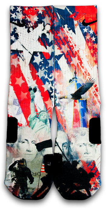 American Pride Custom Elite Socks - CustomizeEliteSocks.com - 1