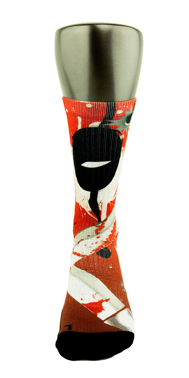 Deadpool CES Custom Socks - CustomizeEliteSocks.com - 2