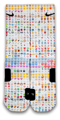 Emoji Custom Elite Socks - CustomizeEliteSocks.com - 1