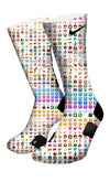 Emoji Custom Elite Socks - CustomizeEliteSocks.com - 4