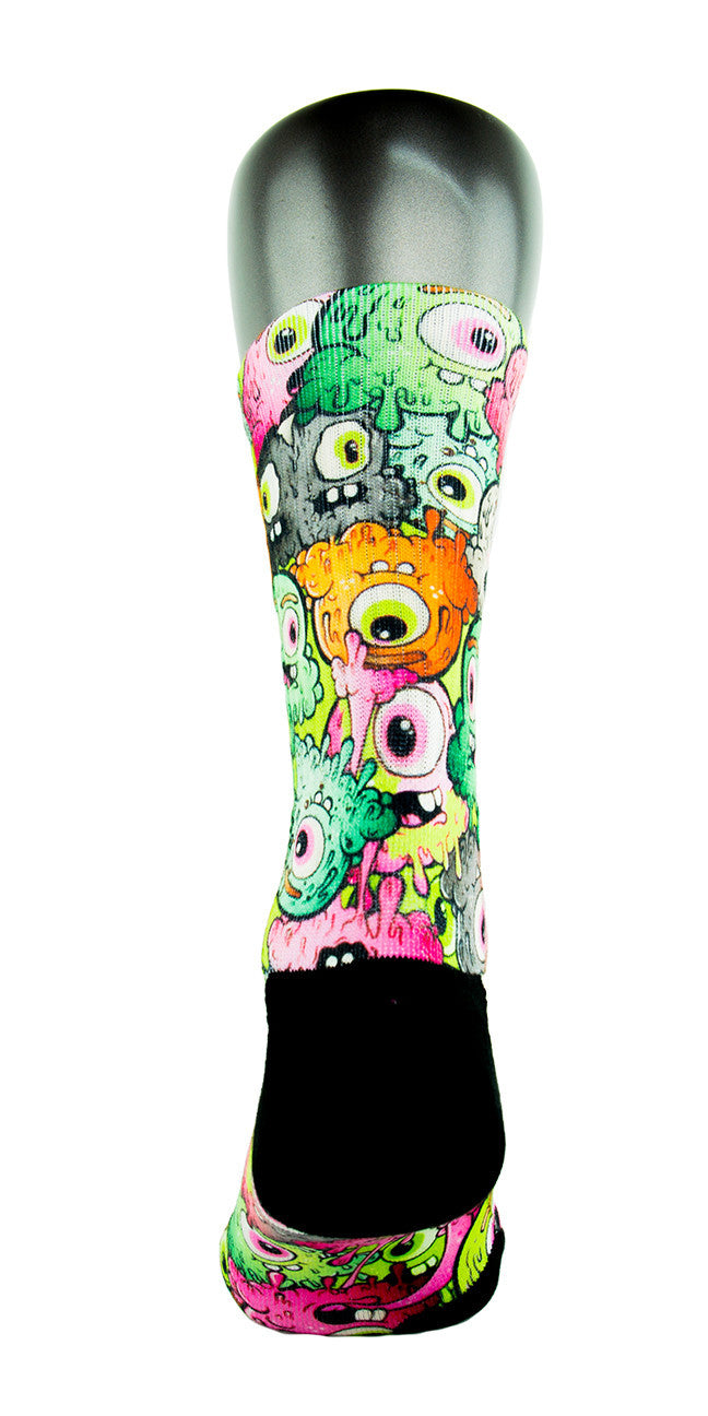 Freaky Eyeballs Monsters CES Custom Socks - CustomizeEliteSocks.com - 4