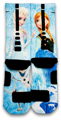 Frozen Custom Elite Socks - CustomizeEliteSocks.com - 2