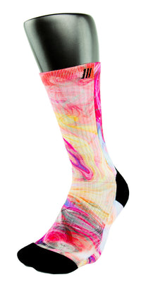 Galaxy Swirls CES Custom Socks - CustomizeEliteSocks.com - 3