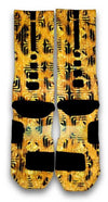 Golden Leopard Custom Elite Socks - CustomizeEliteSocks.com - 3