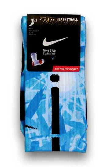 Icy Blue Custom Elite Socks - CustomizeEliteSocks.com - 2