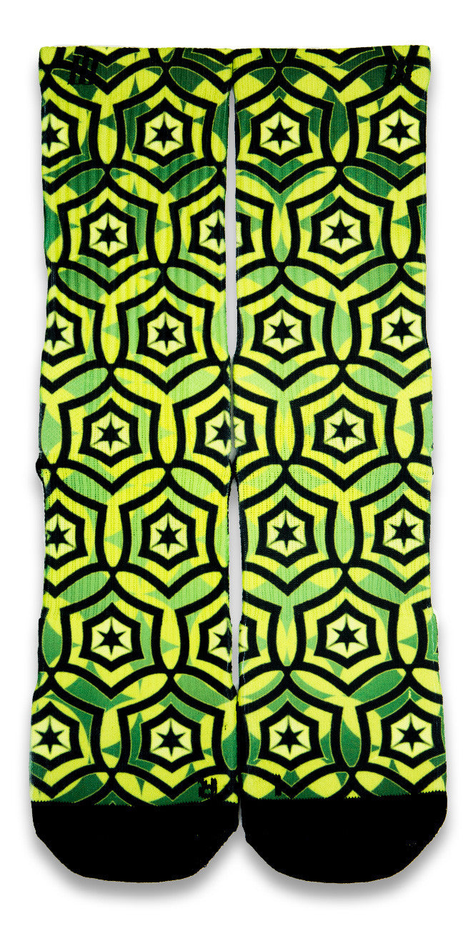 Jade Cascade CES Custom Socks - CustomizeEliteSocks.com - 1