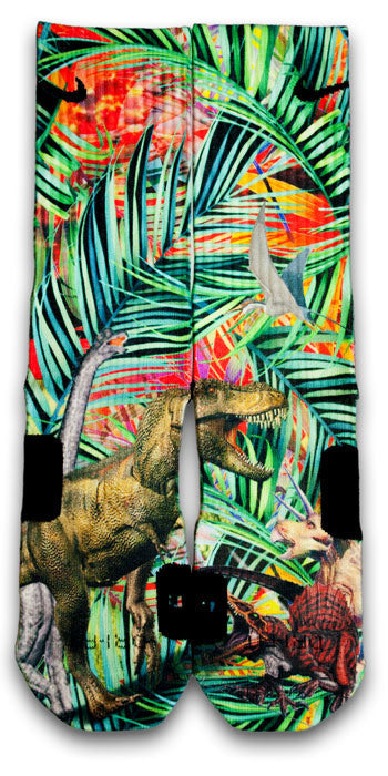 Jurassic Era Custom Elite Socks - CustomizeEliteSocks.com - 1