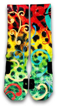 King Cheetah Custom Elite Socks - CustomizeEliteSocks.com - 2