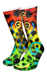 King Cheetah Custom Elite Socks - CustomizeEliteSocks.com - 4