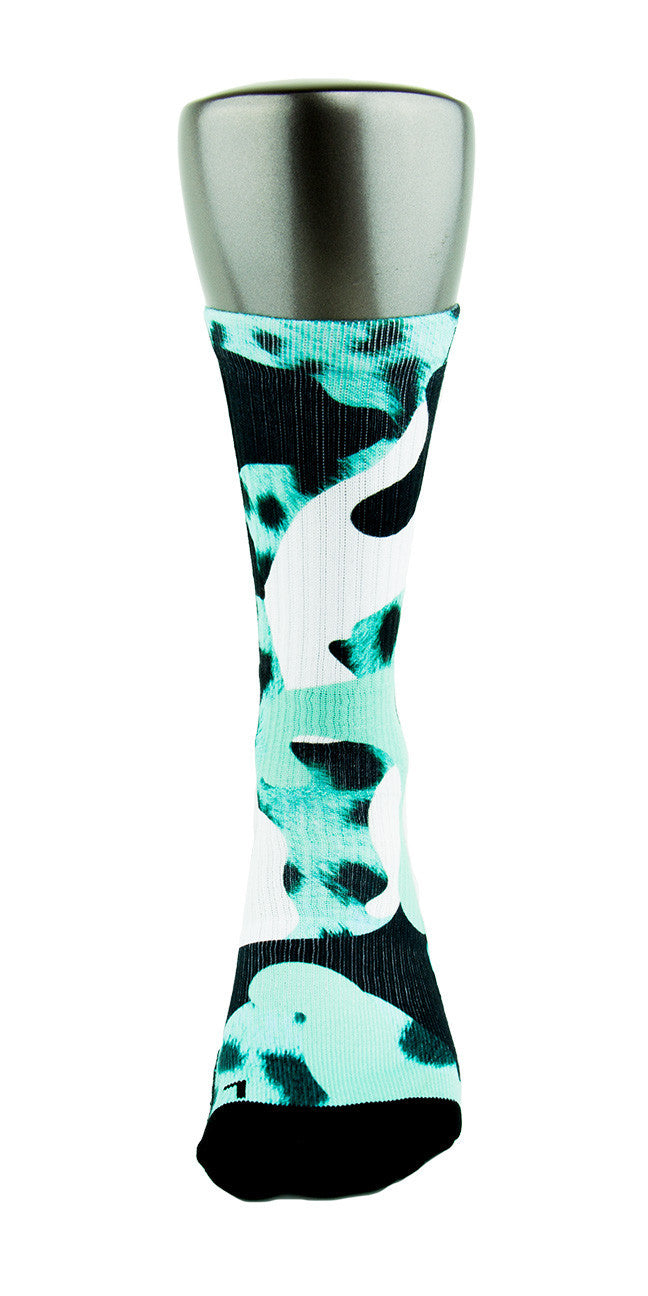Leopard Camo CES Custom Socks - CustomizeEliteSocks.com - 2
