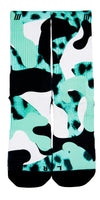 Leopard Camo CES Custom Socks - CustomizeEliteSocks.com - 1