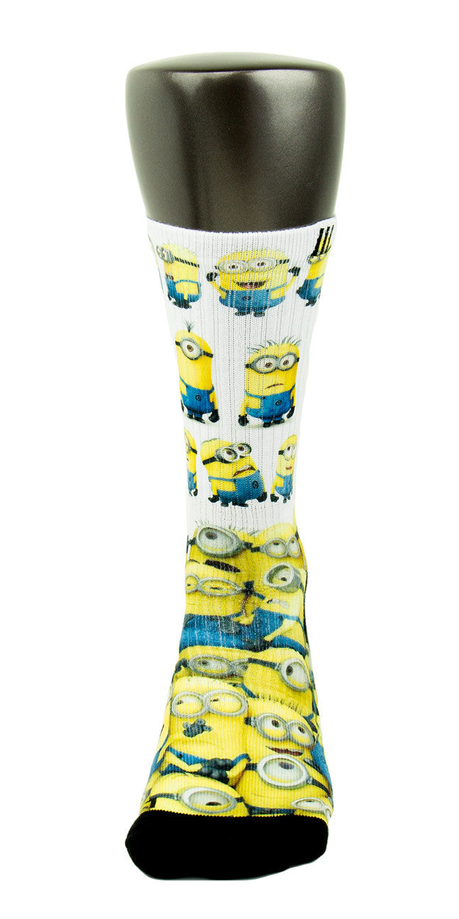 Minions CES Custom Socks - CustomizeEliteSocks.com - 2