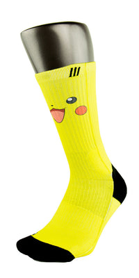 Pikachu CES Custom Socks - CustomizeEliteSocks.com - 3