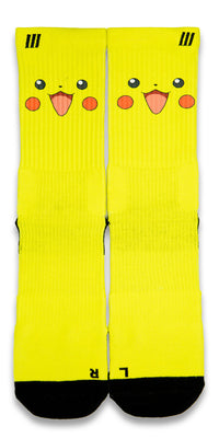 Pikachu CES Custom Socks - CustomizeEliteSocks.com - 1
