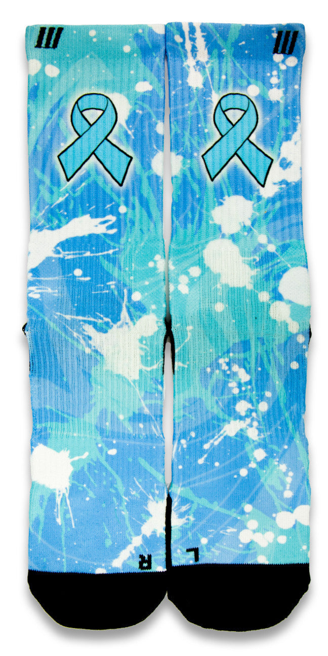 Prostate Cancer CES Custom Socks - CustomizeEliteSocks.com - 1