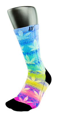 Rainbow Kush CES Custom Socks - CustomizeEliteSocks.com - 3