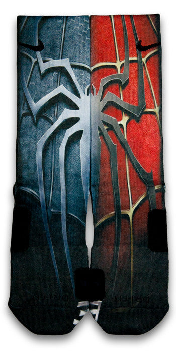 Spiderman Custom Elite Socks - CustomizeEliteSocks.com - 1