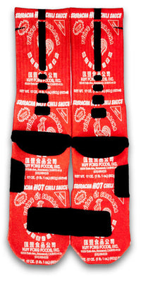 Sriracha Custom Elite Socks - CustomizeEliteSocks.com - 2