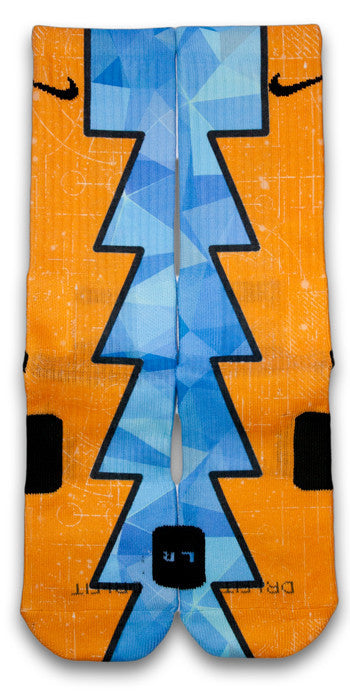 The Diamond Blueprint Custom Elite Socks - CustomizeEliteSocks.com - 2