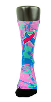 Thyroid Cancer CES Custom Socks - CustomizeEliteSocks.com - 2