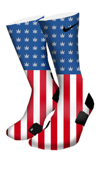 Weed Country Custom Elite Socks - CustomizeEliteSocks.com - 4