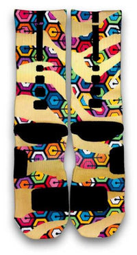 Zebra Hexapod Custom Elite Socks - CustomizeEliteSocks.com - 3