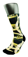 24K King Gold Chains CES Custom Socks - CustomizeEliteSocks.com - 3