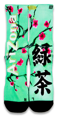 Arizona Green Tea CES Custom Socks - CustomizeEliteSocks.com - 1