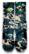 Army Camy Pro Custom Elite Socks - CustomizeEliteSocks.com - 2