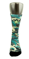 Army Camy Pro CES Custom Socks - CustomizeEliteSocks.com - 2