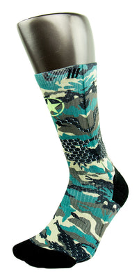 Army Camy Pro CES Custom Socks - CustomizeEliteSocks.com - 3