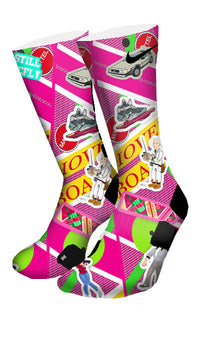 Back to The Future Custom Elite Socks - CustomizeEliteSocks.com - 4