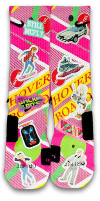 Back to The Future Custom Elite Socks - CustomizeEliteSocks.com - 1