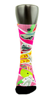 Back to The Future CES Custom Socks - CustomizeEliteSocks.com - 2