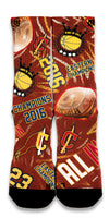 Cleveland Champs 2016 CES Custom Socks - CustomizeEliteSocks.com - 1