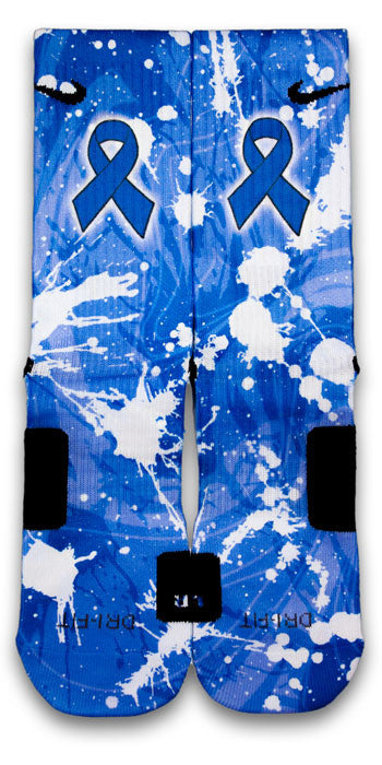 Colon Cancer Custom Elite Socks - CustomizeEliteSocks.com - 1