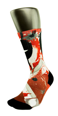 Deadpool CES Custom Socks - CustomizeEliteSocks.com - 3