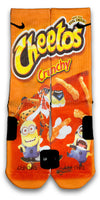 Despicable Cheetos Custom Elite Socks - CustomizeEliteSocks.com - 1