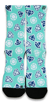 Diamond X2 CES Custom Socks - CustomizeEliteSocks.com - 1