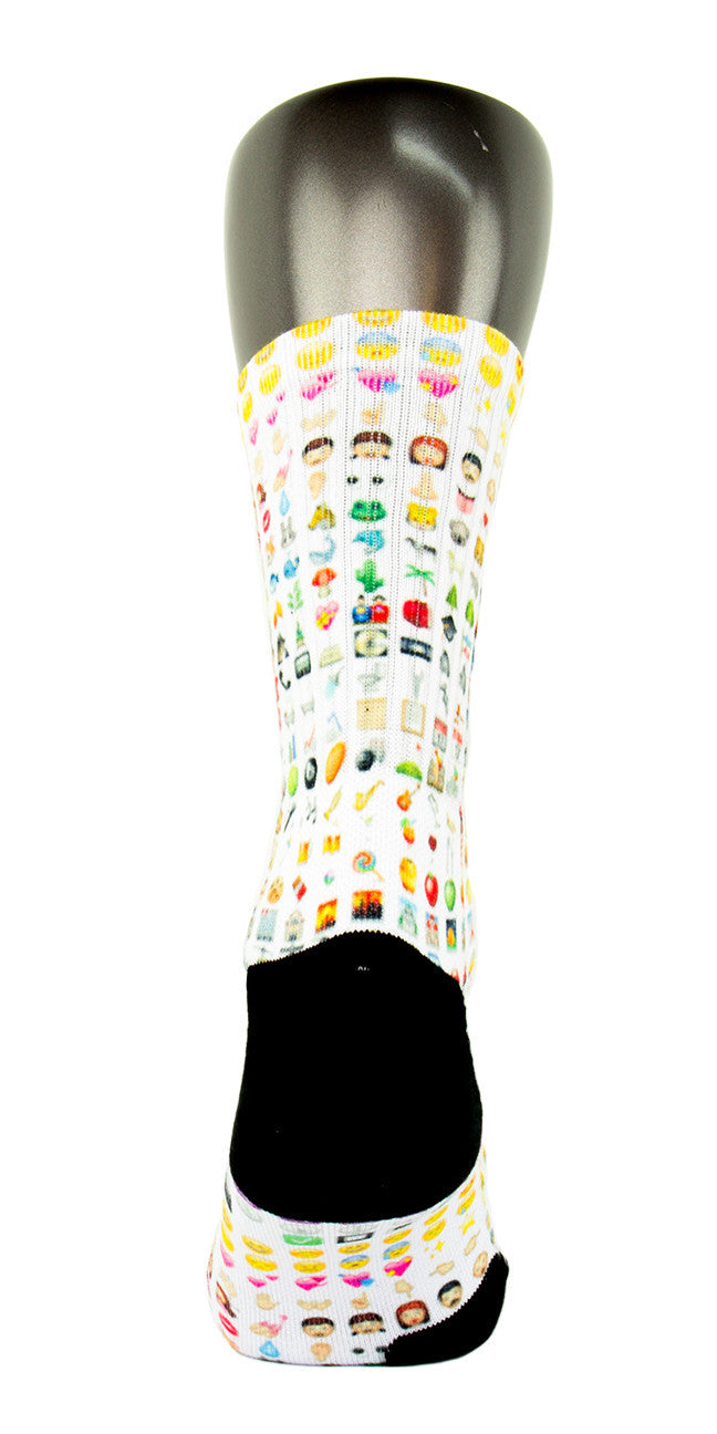 Emoji CES Custom Socks - CustomizeEliteSocks.com - 4