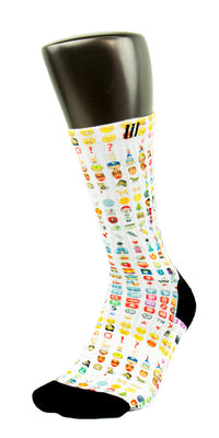 Emoji CES Custom Socks - CustomizeEliteSocks.com - 3