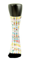 Emoji CES Custom Socks - CustomizeEliteSocks.com - 2