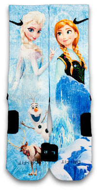 Frozen Custom Elite Socks - CustomizeEliteSocks.com - 1