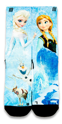 Frozen CES Custom Socks - CustomizeEliteSocks.com - 1