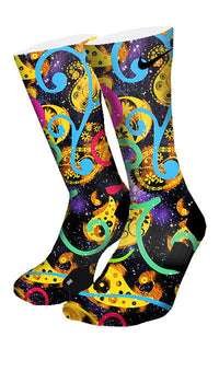 Galaxy Paisley Custom Elite Socks - CustomizeEliteSocks.com - 4