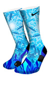 Icy Blue Custom Elite Socks - CustomizeEliteSocks.com - 4
