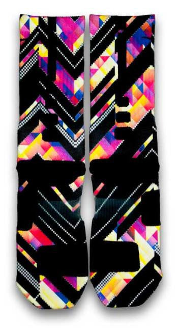 Kaleido Xffects Custom Elite Socks - CustomizeEliteSocks.com - 3