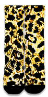 King Cheetah CES Custom Socks - CustomizeEliteSocks.com - 1