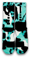 Leopard Camo Custom Elite Socks - CustomizeEliteSocks.com - 3